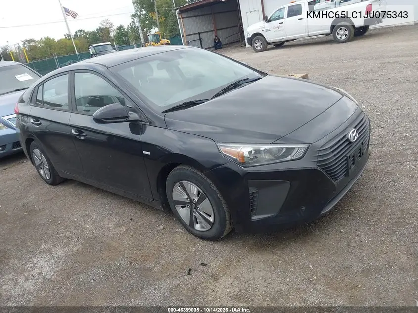 HYUNDAI IONIQ 2018, VIN KMHC65LC1JU075343