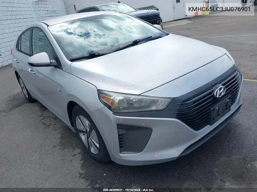 HYUNDAI IONIQ 2018, VIN KMHC65LC3JU076901