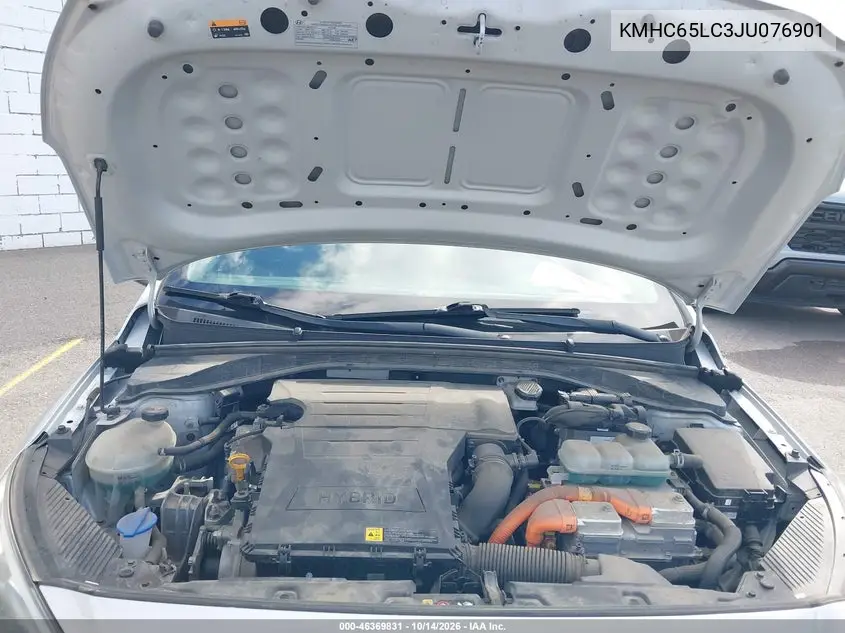 2018 HYUNDAI IONIQ VIN KMHC65LC3JU076901 — фото 10
