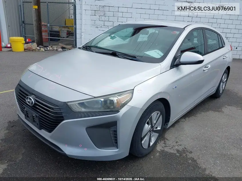 2018 HYUNDAI IONIQ VIN KMHC65LC3JU076901 — фото 2
