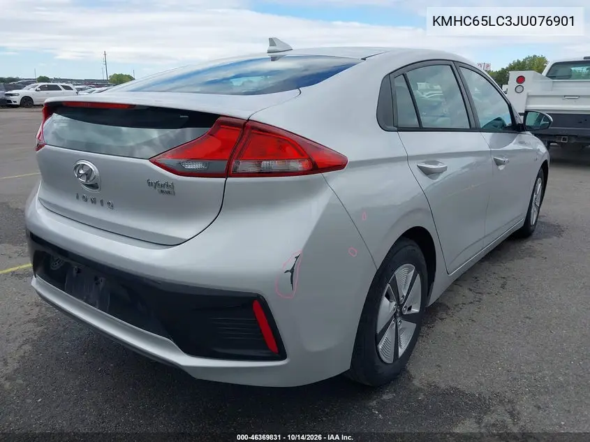 2018 HYUNDAI IONIQ VIN KMHC65LC3JU076901 — фото 4