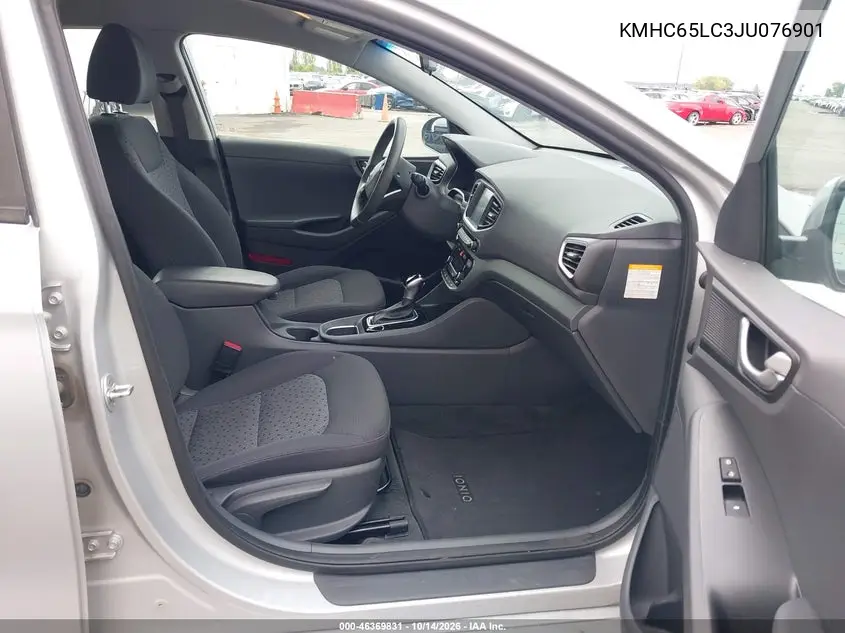 2018 HYUNDAI IONIQ VIN KMHC65LC3JU076901 — фото 5