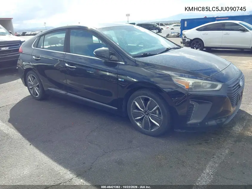 HYUNDAI IONIQ 2018, VIN KMHC85LC5JU090745