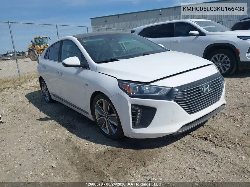 HYUNDAI IONIQ 2019, VIN KMHC05LC3KU166438