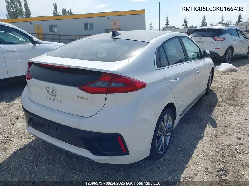 2019 HYUNDAI IONIQ VIN KMHC05LC3KU166438 — фото 4