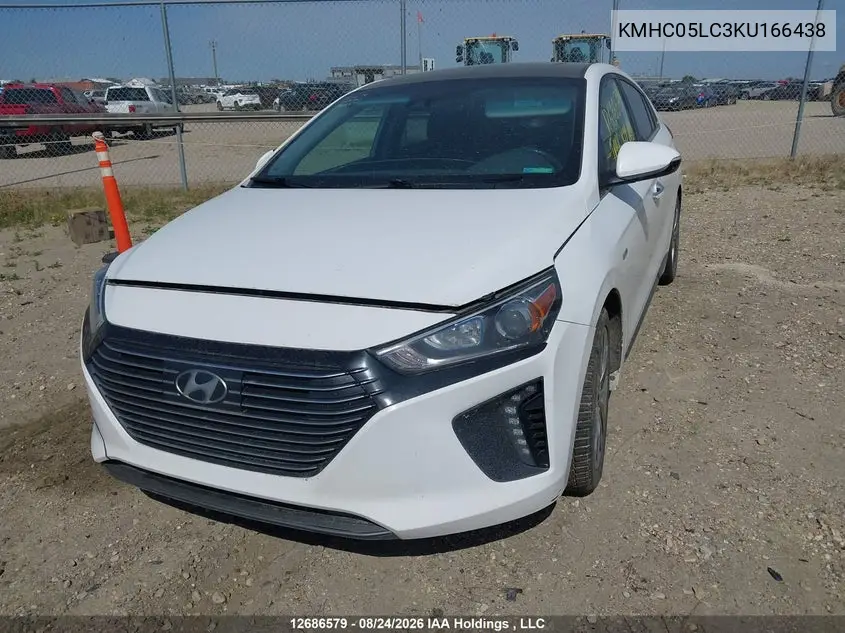 2019 HYUNDAI IONIQ VIN KMHC05LC3KU166438 — фото 6