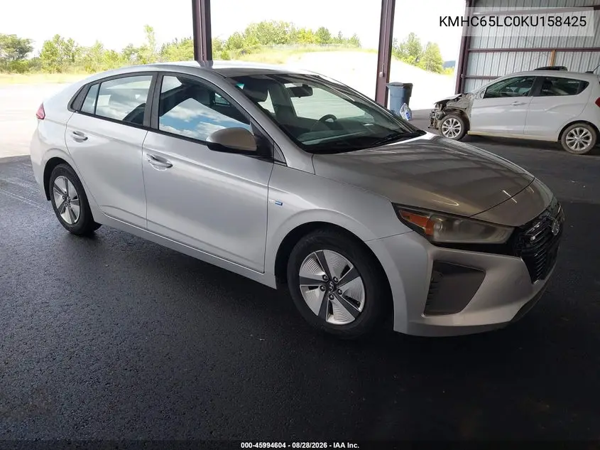 HYUNDAI IONIQ 2019, VIN KMHC65LC0KU158425