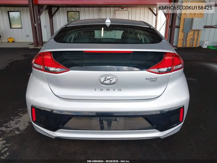 2019 HYUNDAI IONIQ VIN KMHC65LC0KU158425 — фото 21