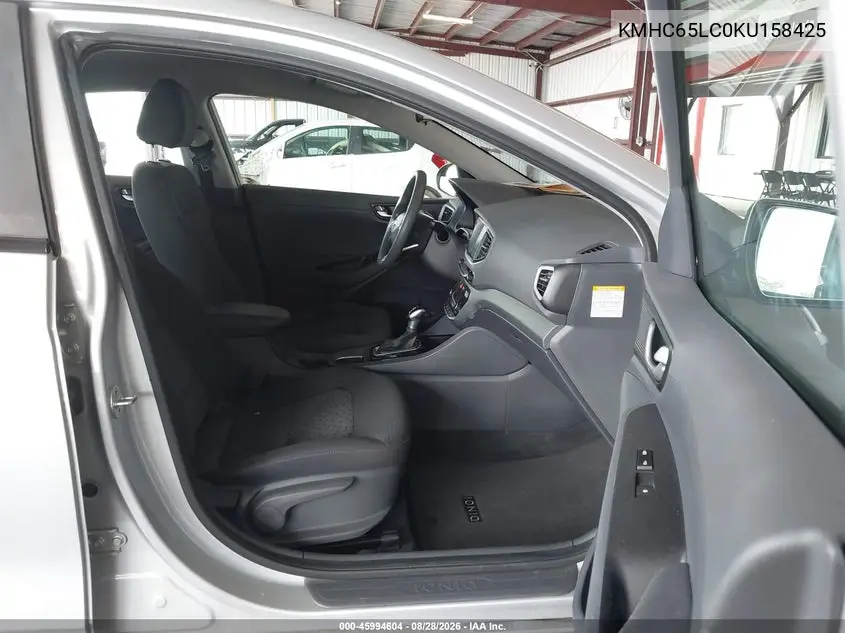 2019 HYUNDAI IONIQ VIN KMHC65LC0KU158425 — фото 5