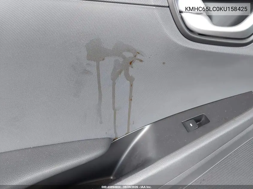 2019 HYUNDAI IONIQ VIN KMHC65LC0KU158425 — фото 6