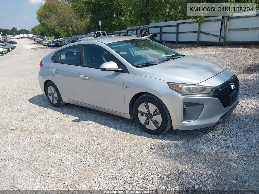 HYUNDAI IONIQ 2019, VIN KMHC65LC4KU158704