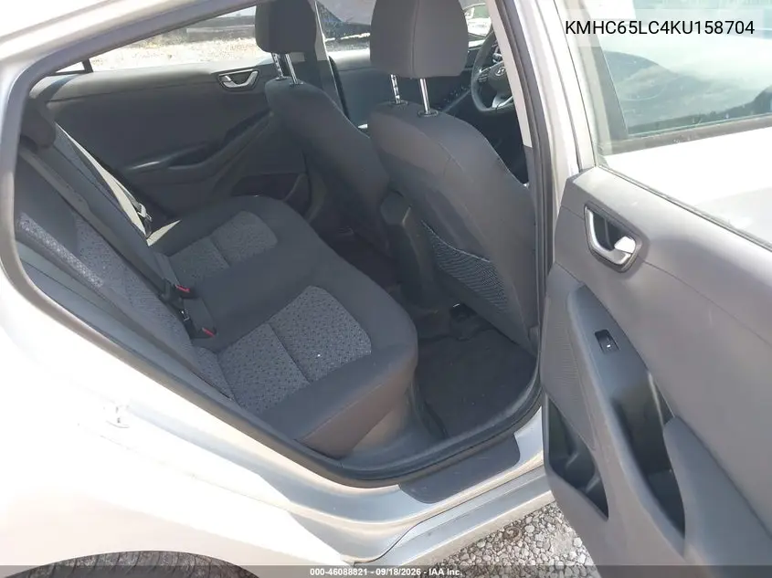 2019 HYUNDAI IONIQ VIN KMHC65LC4KU158704 — фото 8