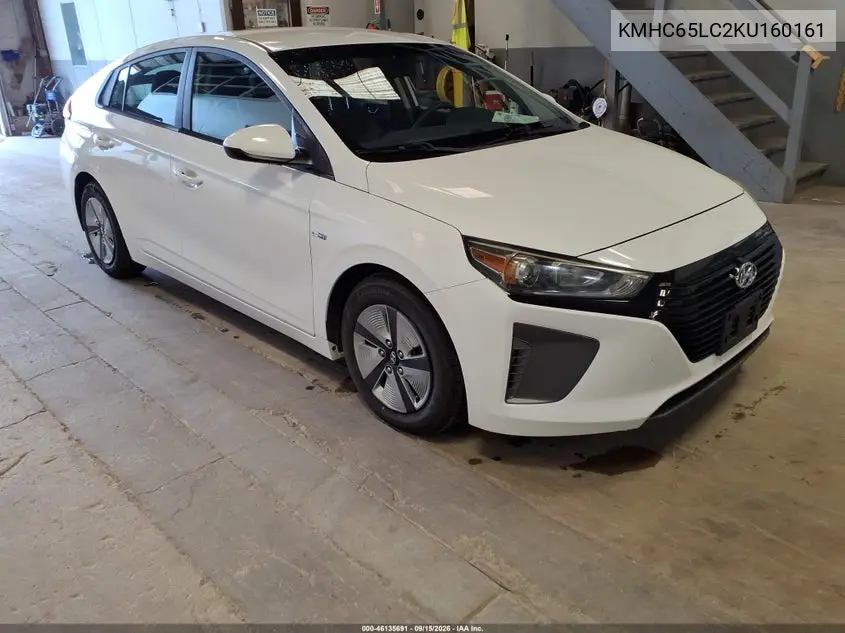 HYUNDAI IONIQ 2019, VIN KMHC65LC2KU160161