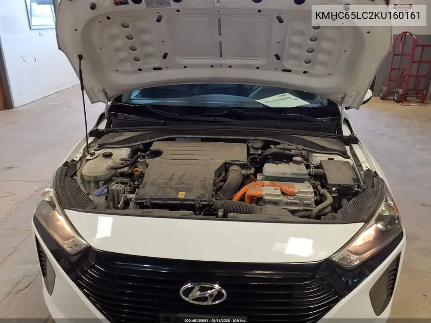2019 HYUNDAI IONIQ VIN KMHC65LC2KU160161 — фото 10