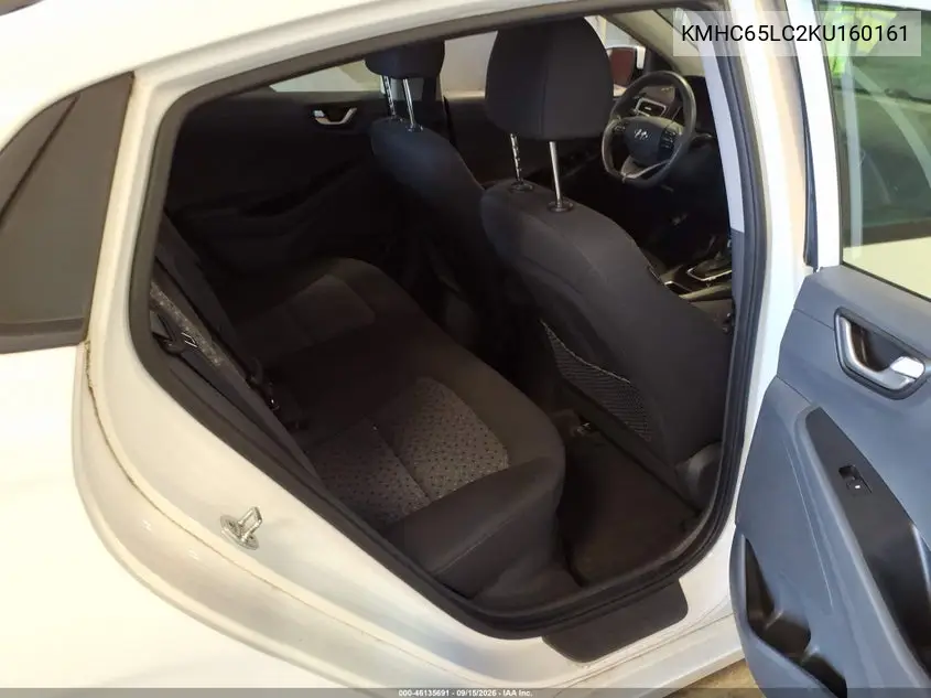 2019 HYUNDAI IONIQ VIN KMHC65LC2KU160161 — фото 8