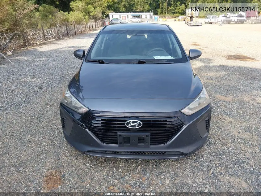 2019 HYUNDAI IONIQ VIN KMHC65LC3KU155714 — фото 17