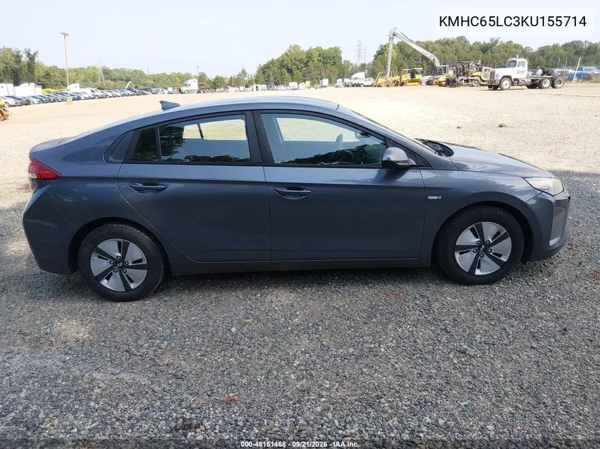 2019 HYUNDAI IONIQ VIN KMHC65LC3KU155714 — фото 18