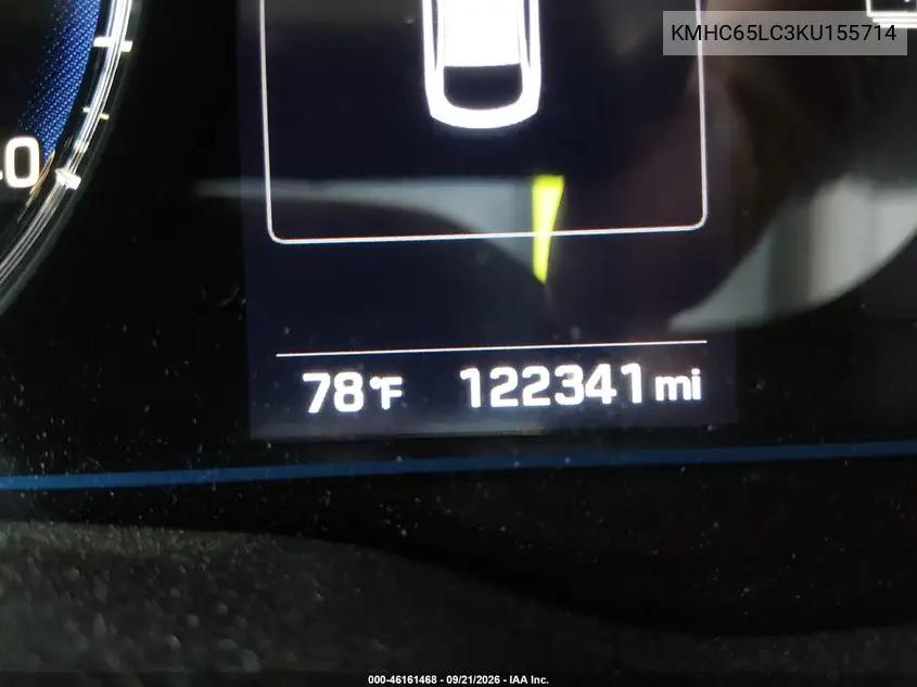 2019 HYUNDAI IONIQ VIN KMHC65LC3KU155714 — фото 20