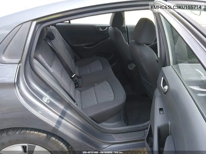 2019 HYUNDAI IONIQ VIN KMHC65LC3KU155714 — фото 8