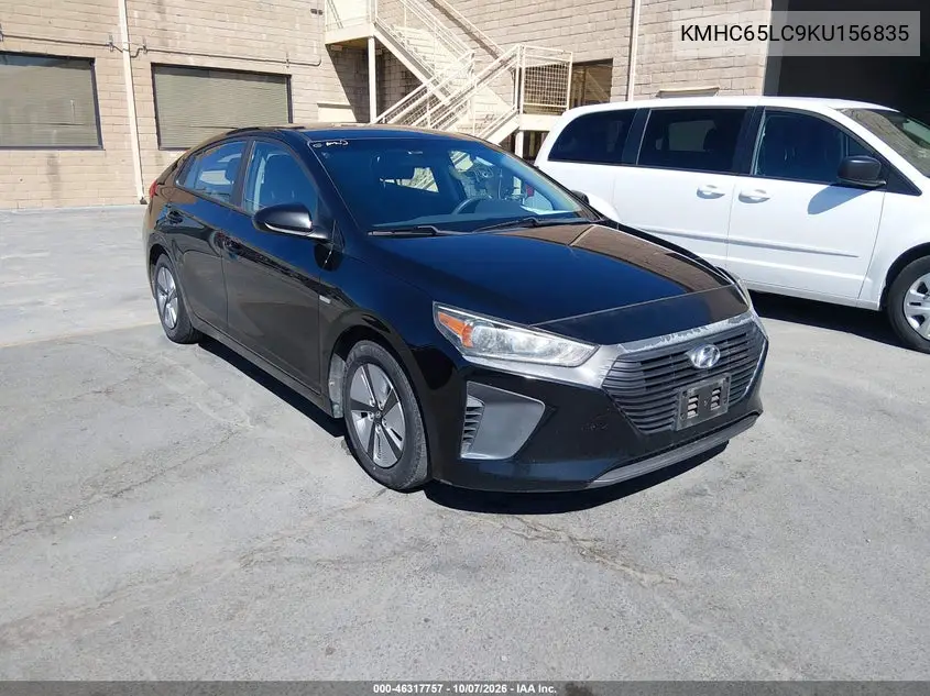 HYUNDAI IONIQ 2019, VIN KMHC65LC9KU156835