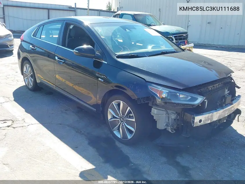 HYUNDAI IONIQ 2019, VIN KMHC85LC3KU111688