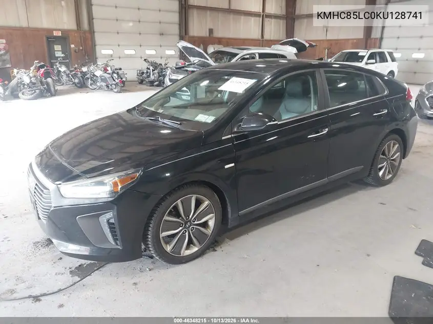 2019 HYUNDAI IONIQ VIN KMHC85LC0KU128741 — фото 2