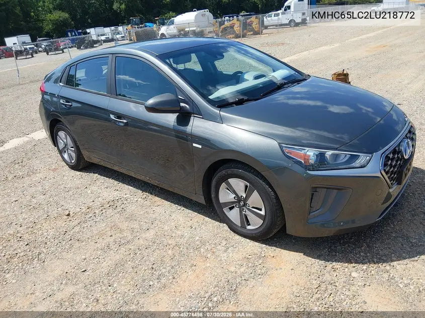 HYUNDAI IONIQ 2020, VIN KMHC65LC2LU218772