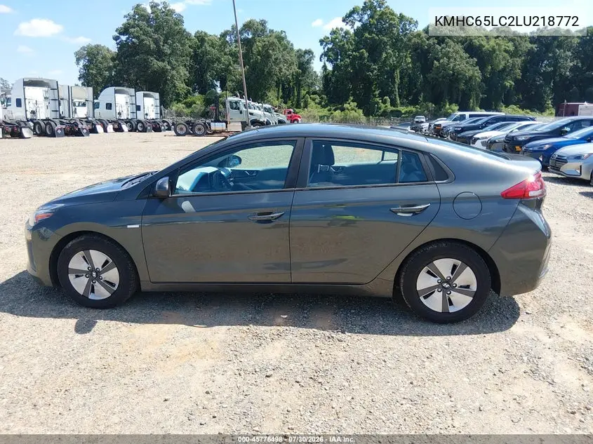 2020 HYUNDAI IONIQ VIN KMHC65LC2LU218772 — фото 14