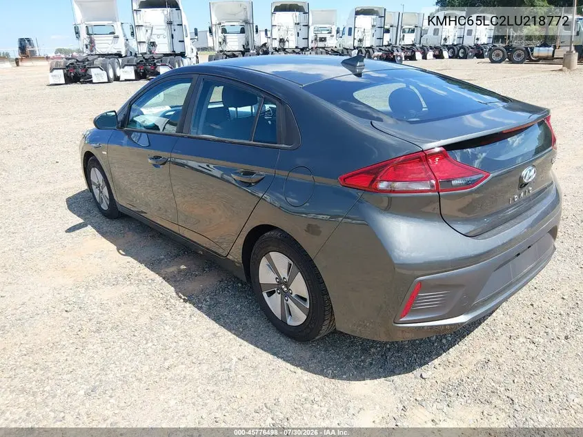 2020 HYUNDAI IONIQ VIN KMHC65LC2LU218772 — фото 3