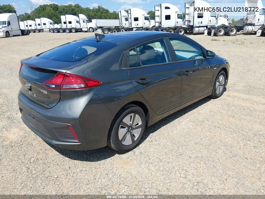 2020 HYUNDAI IONIQ VIN KMHC65LC2LU218772 — фото 4