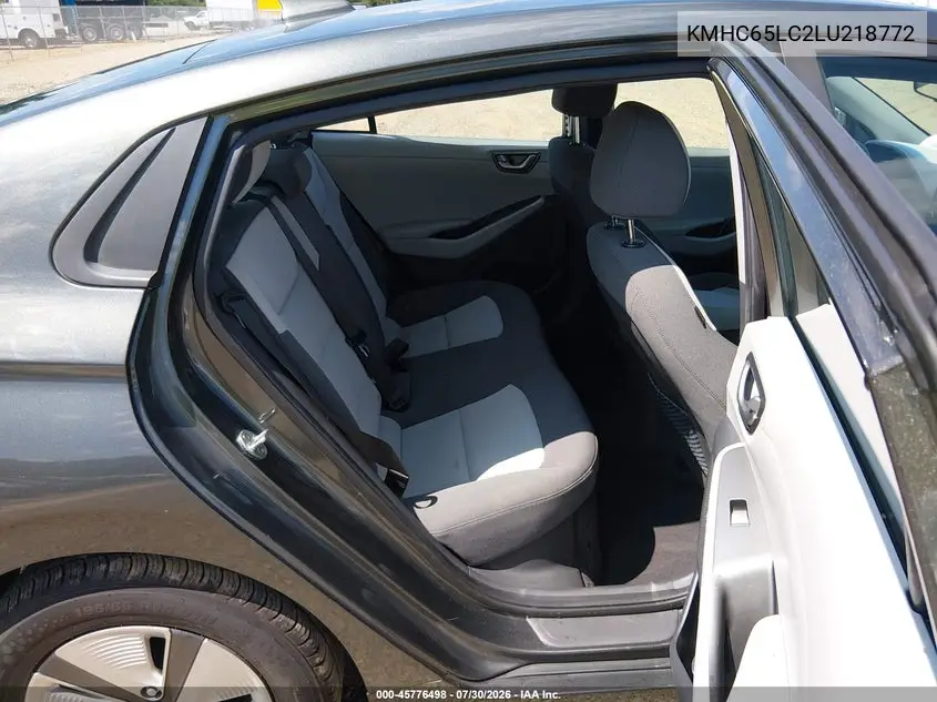 2020 HYUNDAI IONIQ VIN KMHC65LC2LU218772 — фото 8
