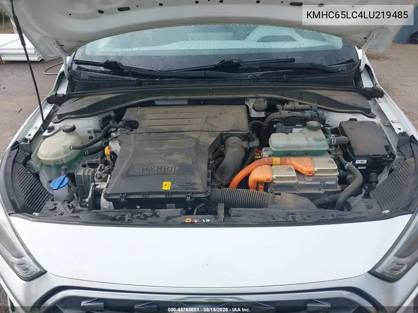 2020 HYUNDAI IONIQ VIN KMHC65LC4LU219485 — фото 10