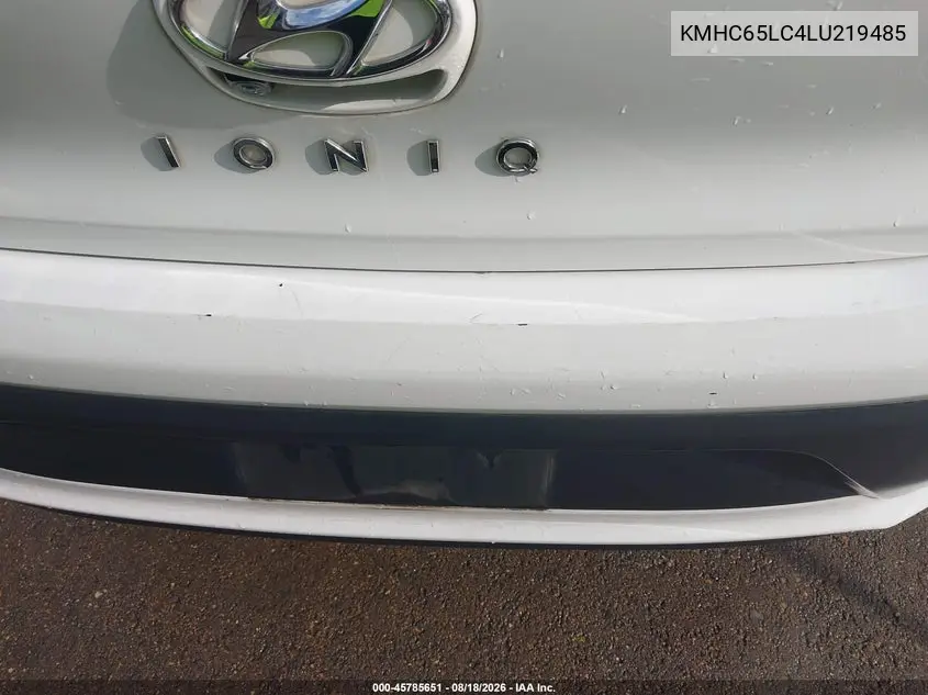 2020 HYUNDAI IONIQ VIN KMHC65LC4LU219485 — фото 17