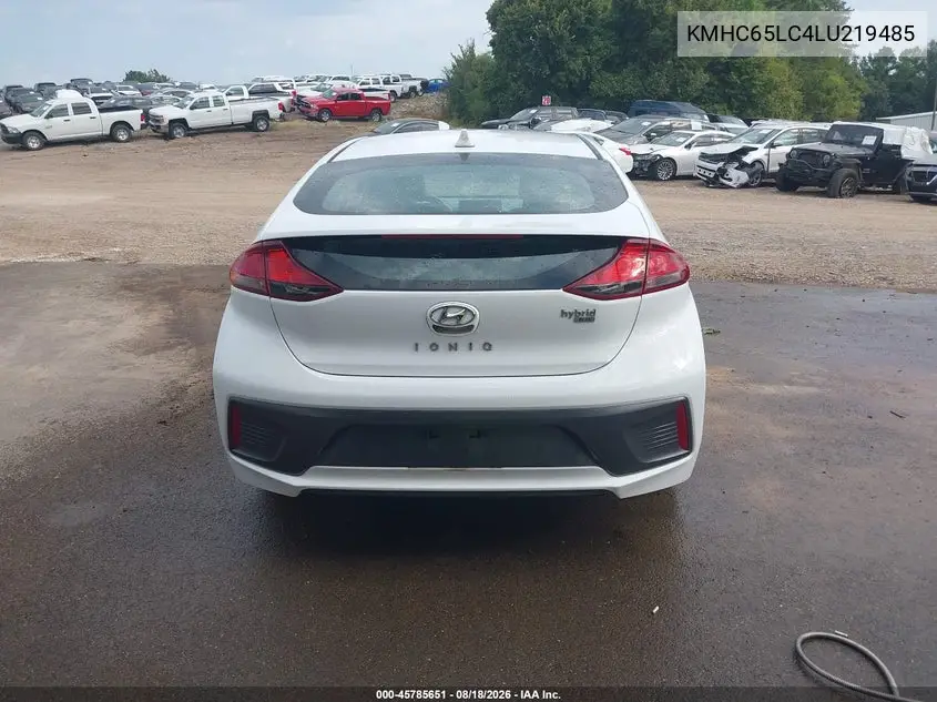 2020 HYUNDAI IONIQ VIN KMHC65LC4LU219485 — фото 22