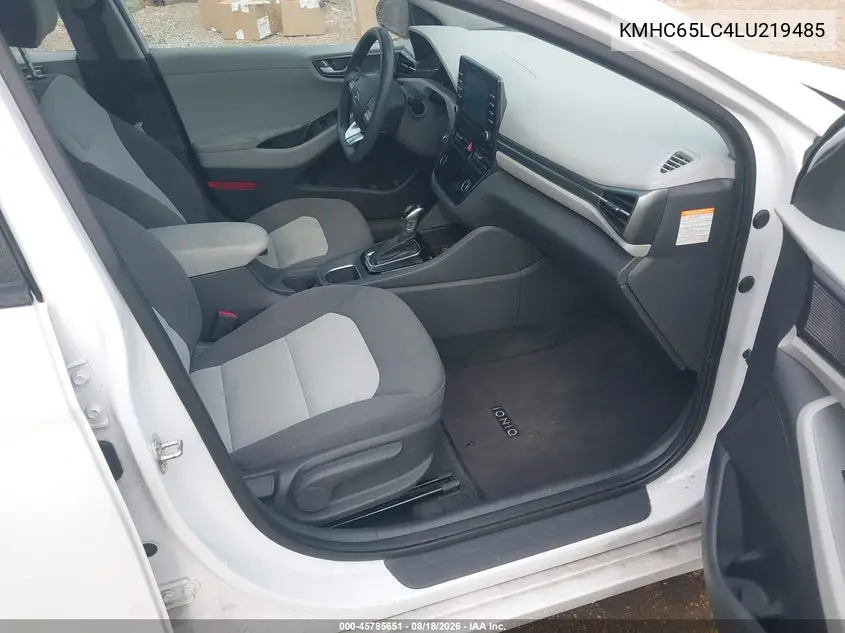 2020 HYUNDAI IONIQ VIN KMHC65LC4LU219485 — фото 5