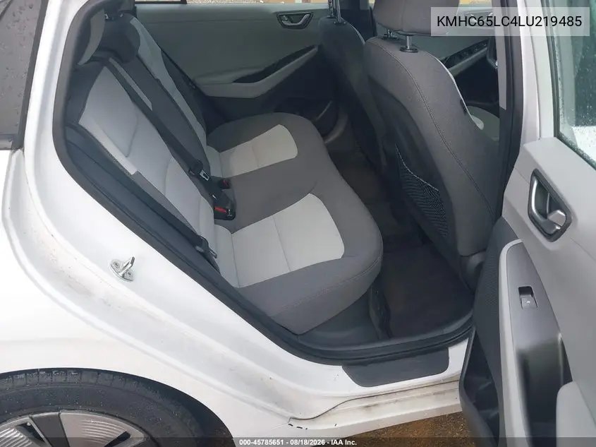 2020 HYUNDAI IONIQ VIN KMHC65LC4LU219485 — фото 8