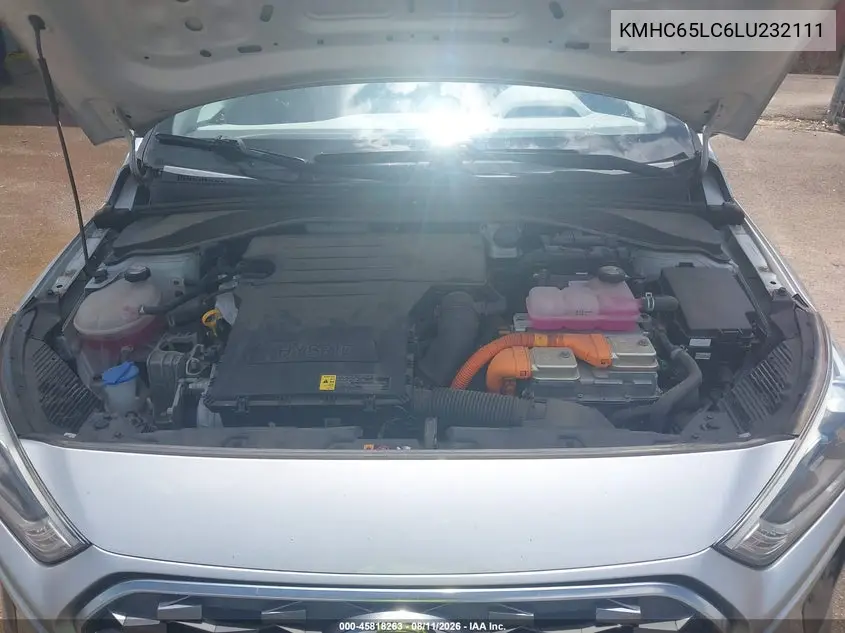 2020 HYUNDAI IONIQ VIN KMHC65LC6LU232111 — фото 10