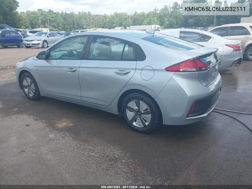 2020 HYUNDAI IONIQ VIN KMHC65LC6LU232111 — фото 3