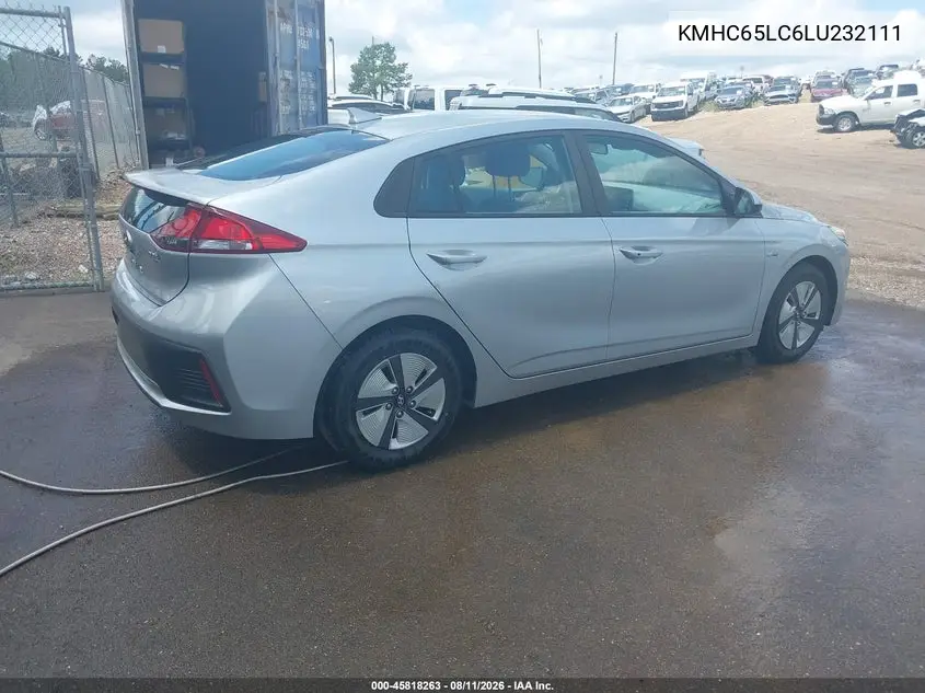 2020 HYUNDAI IONIQ VIN KMHC65LC6LU232111 — фото 4