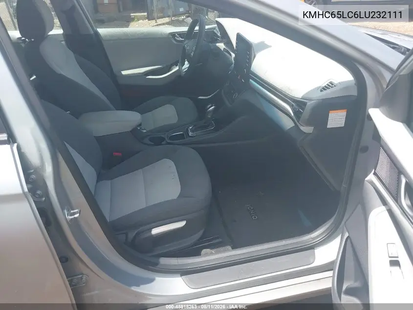 2020 HYUNDAI IONIQ VIN KMHC65LC6LU232111 — фото 5