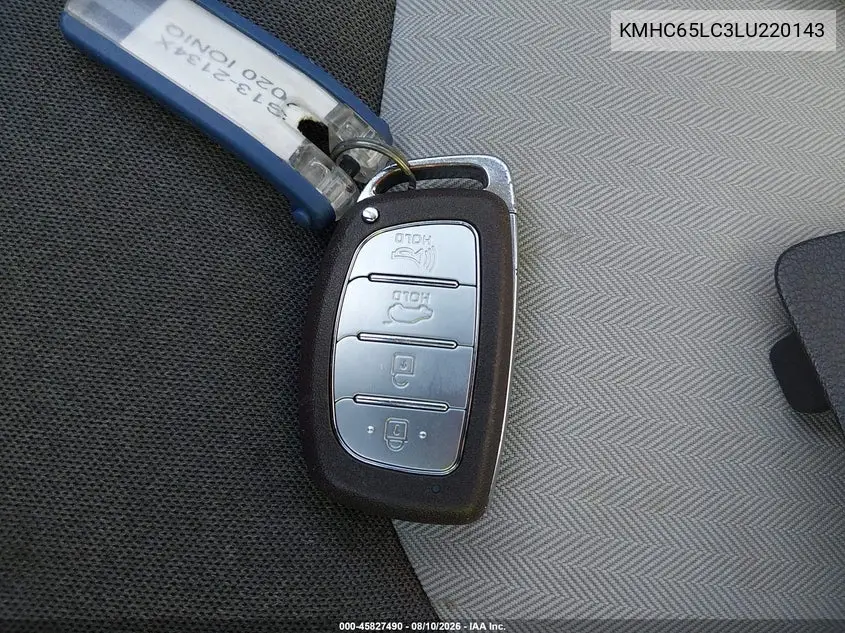2020 HYUNDAI IONIQ VIN KMHC65LC3LU220143 — фото 11