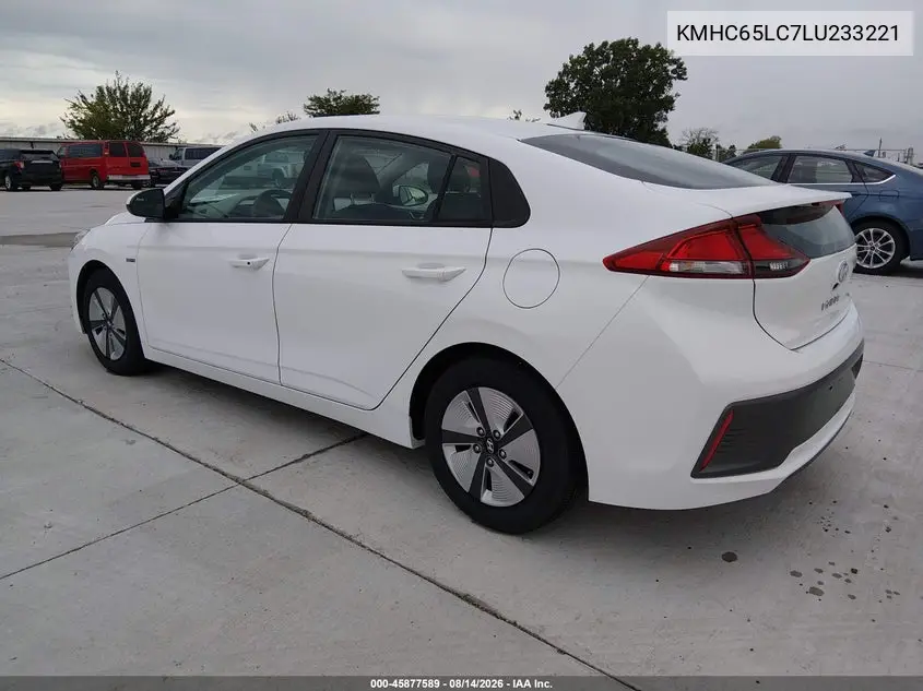 2020 HYUNDAI IONIQ VIN KMHC65LC7LU233221 — фото 3