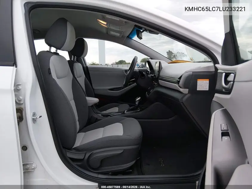 2020 HYUNDAI IONIQ VIN KMHC65LC7LU233221 — фото 5
