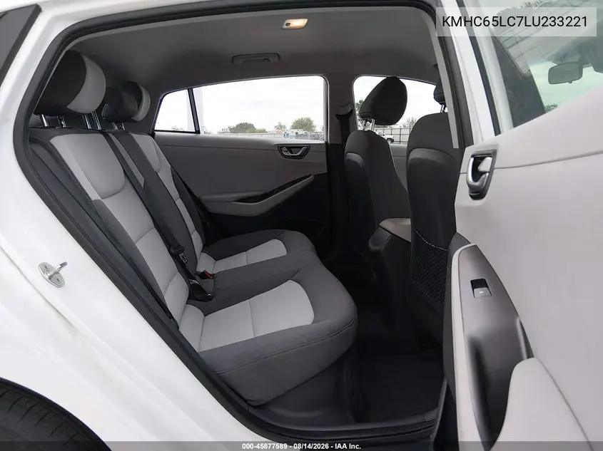 2020 HYUNDAI IONIQ VIN KMHC65LC7LU233221 — фото 8