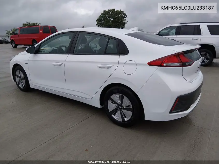 2020 HYUNDAI IONIQ VIN KMHC65LC0LU233187 — фото 3