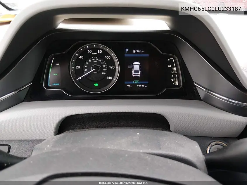 2020 HYUNDAI IONIQ VIN KMHC65LC0LU233187 — фото 7