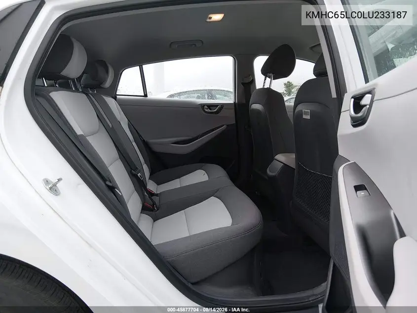 2020 HYUNDAI IONIQ VIN KMHC65LC0LU233187 — фото 8