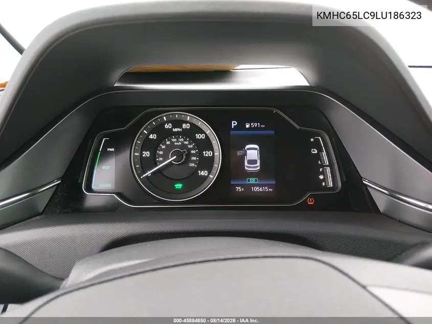 2020 HYUNDAI IONIQ VIN KMHC65LC9LU186323 — фото 7