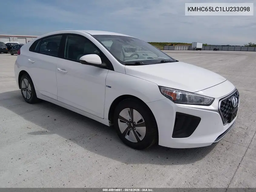 HYUNDAI IONIQ 2020, VIN KMHC65LC1LU233098