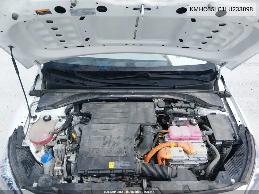 2020 HYUNDAI IONIQ VIN KMHC65LC1LU233098 — фото 10